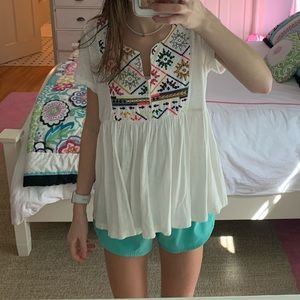 Embroidered Top